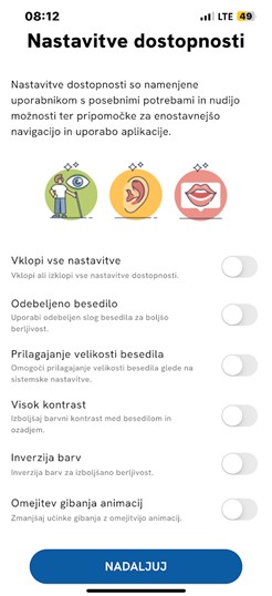 nastavitve dostopnosti 1