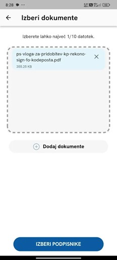 podpis dokumentov onepass 3