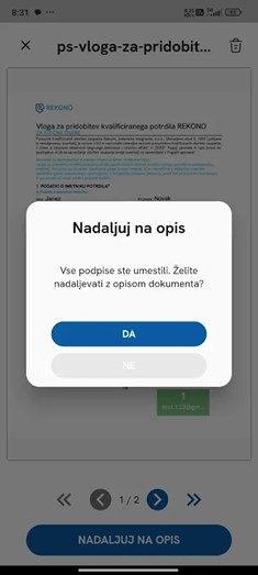 podpis dokumentov onepass 7